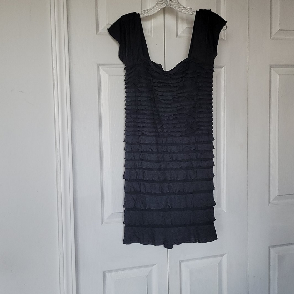 Black Ruffle Dress